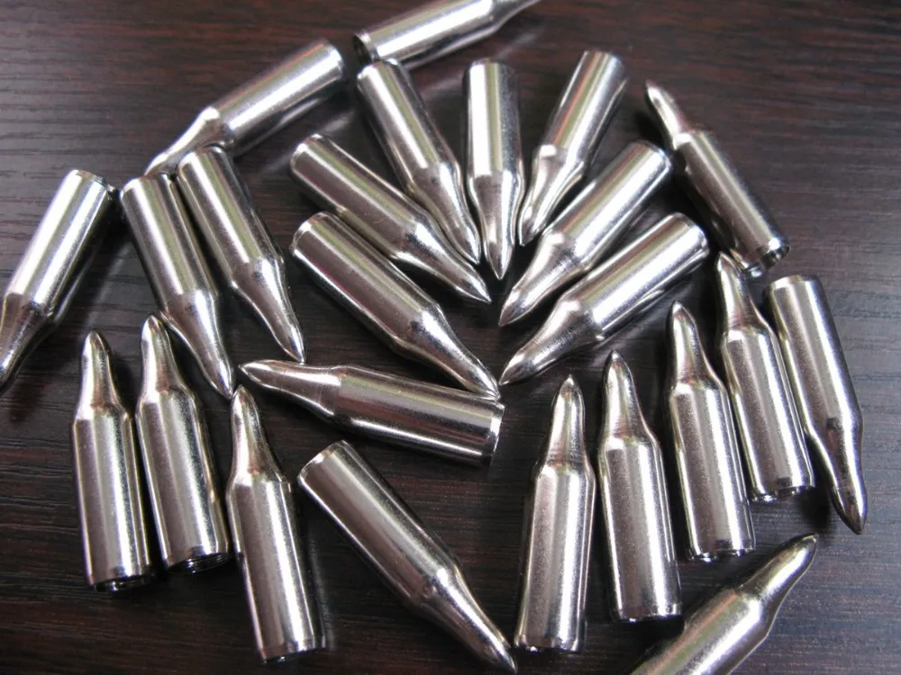 12pcs/24pcs Archery Field Points 5/16" Glue on Replacement Practice