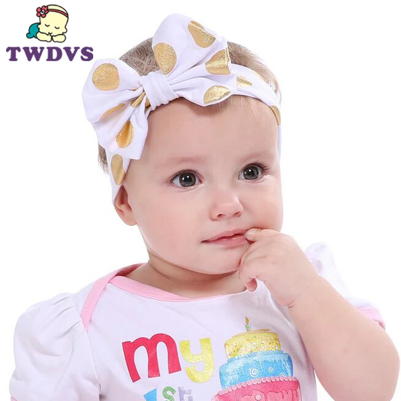 

1PC Newborn Girls Cold Press Knot Elasticity Of the Headband Children Of Cotton Girls Hair Accessories Baby Scrunchies KT022