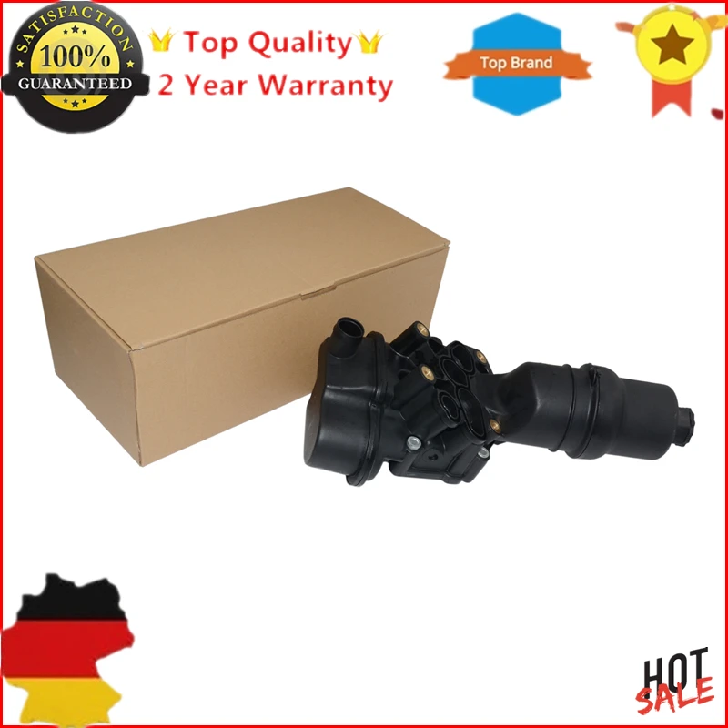 AP01 Новый масляный фильтр двигателя в сборе для Audi A3 A4 TT VW Golf R GTI Eos Jetta Passat 2 0 T 06F115397J