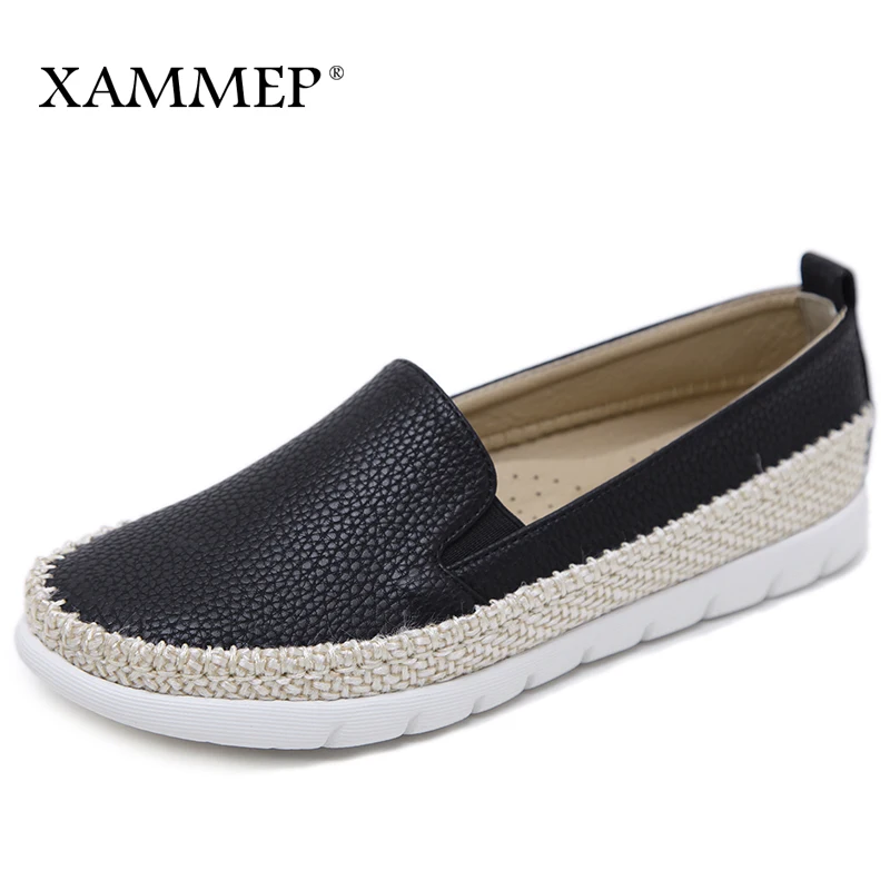 

Women Flats Brand Women Shoes Women Sneakers Female Casual Shoes Spring Autumn PU Shallow Soft Round Toe High Quality Xammep