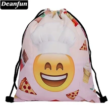 Deanfun Сумки на шнурке 3D печать фри шаблон Модные школьные сумки 109