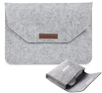 

ULIFART Wool Felt Laptop Case Cover Tablet Bag For MacBook Air Pro 11 inch For Ipad 2018 9.7inch For Ipad 10.5Inch Dropshipping