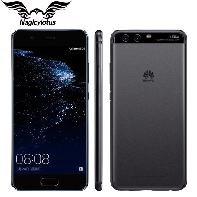 Оригинал huawei p10 4 г lte 4 ГБ озу 64/128 гб rom 5.1 дюймов 1920x1080 кирин 960 Окта Ядро Двойная Камера Заднего Вида 20MP Отпечатков Пальцев NFC OTG