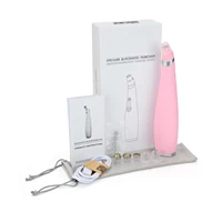 pink device with box Многофункциональное устройство для глубокого очищения лица портативное очищающее средство от черных точек вакуумный удалитель алмазная микродермабразия инструменты - Цвет: pink device with box