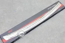 High quality stainless steel Rear bumper Protector Sill for 2010 2011 Hyundai Santa Fe