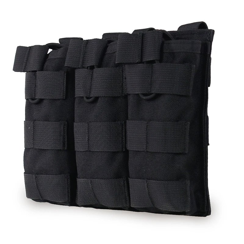 Aolikes тактический molle тройной Открытый Топ подсумок для журналов FAST AK AR M4 FAMAS Mag Pouch 1000D нейлон военный Пейнтбол оборудование