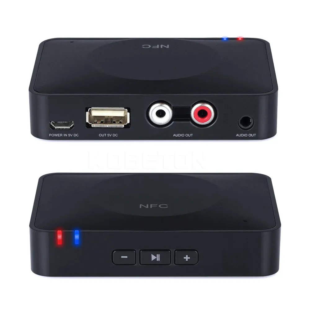 2016 NEW NFC 3.5mm USB Bluetooth Wireless Stereo AUX Audio Speaker Receiver Adapter adaptor for Sound System