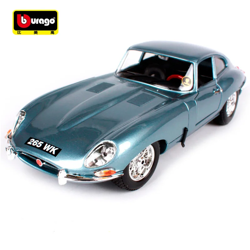 Модель автомобиля кабриолета Bburago Jaguar 1:18 модель под давлением в стиле ретро новая