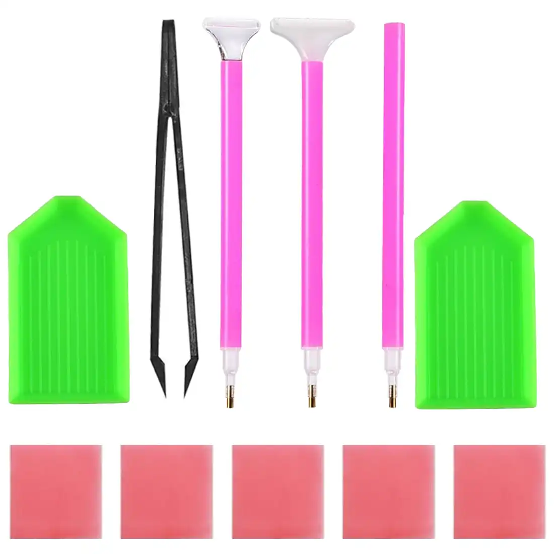 11pcs 5D Painting Diamond Stitch Pen Glue Wax Tray For Arts Crafts Rhinestone