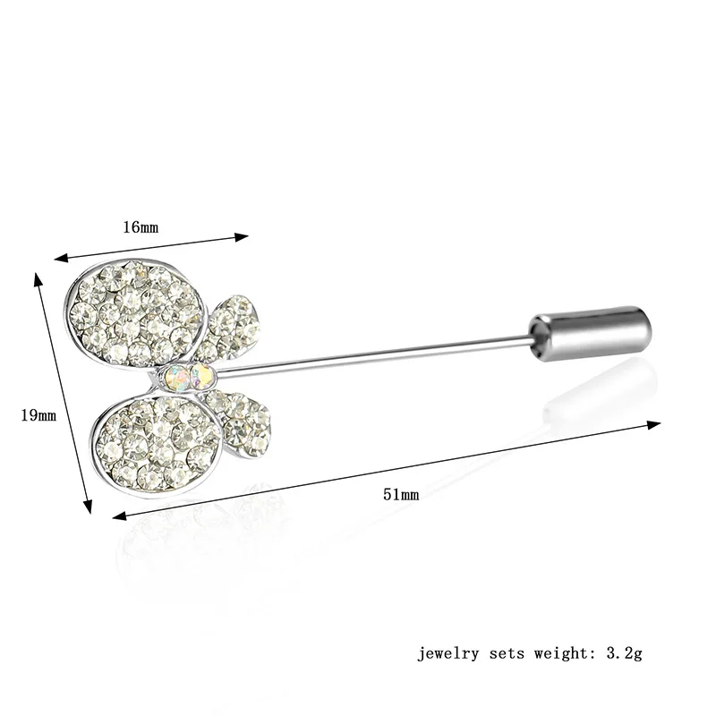 Популярная булавка Бабочка Кристалл женский защитный шарф булавка Новинка для хиджаба булавка Стразы мусульманский хиджаб брошки Женская Бижутерия Аксессуары 7037