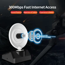 300 Мбит/с быстрая Wi-Fi точка доступа настольная сетевая карта беспроводной USB WiFi адаптер с PA 10dBi радар антенна WiFi приемник сигнала