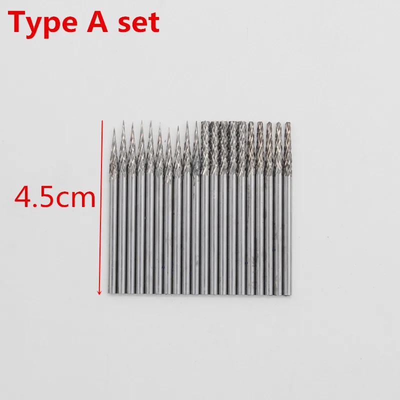 Dental Grinding Tip Heads Dentistry Equipment Tungsten Steel Carbide Burs Drills For Dentistry Clinic - Color: type A