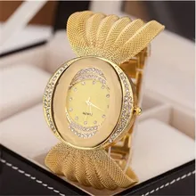Новые золотые часы, женские часы с бриллиантовым браслетом, зеркальные Роскошные Кварцевые часы, золотые стразы, часы reloj pulsera mujer