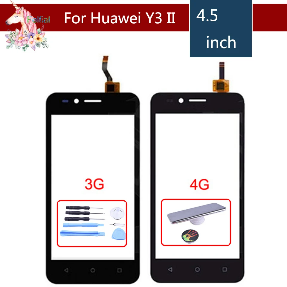 Для huawei Y3ii Y3 II Y3 2 LUA-U03 LUA-U23 LUA-L03 LUA-L13 LUA-L23 LUA-L21 Сенсорный экран планшета Сенсор внешний Стекло объектив Панель