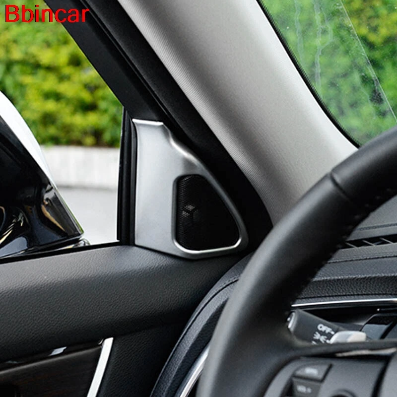 incar Abs Chrome Front A Pillar Triangle Cover Trim Bezel Post Stereo 2pcs Set For Honda Urv Ur V 17 Interior Mouldings Aliexpress