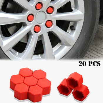 

Silica Gel Wheel Nuts Covers Protective Bolt Caps Hub Screw Protector For Mazda 2 3 5 6 Series CX-5 CX-3 CX-7 CX-9 Atenza 20pcs