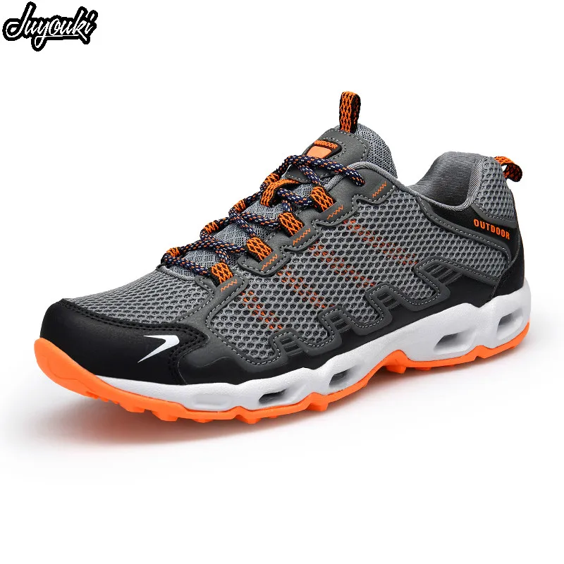 الصيف للجنسين أكوا المنبع أحذية ماء للرجال النساء تنفس ضوء شبكة خليط أحذية رياضية الأزواج رياضية حذاء للسير مسافات طويلة