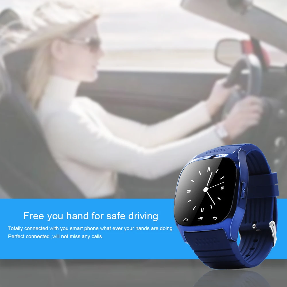 M26 Bluetooth Clock Smart Watches Android Wearable Devices Waterproof LED Display 32GB Memory For Android#C0 M26 Bluetooth Clock Smart Watches Android Wearable Devices Waterproof LED Display 32GB Memory For Android#C0