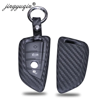 Keyforkess nuovo portafoglio portachiavi in Silicone per auto in Silicone per BMW X5 X6 F16 F15 serie 5 2014-astuccio portachiavi per auto remoto intelligente