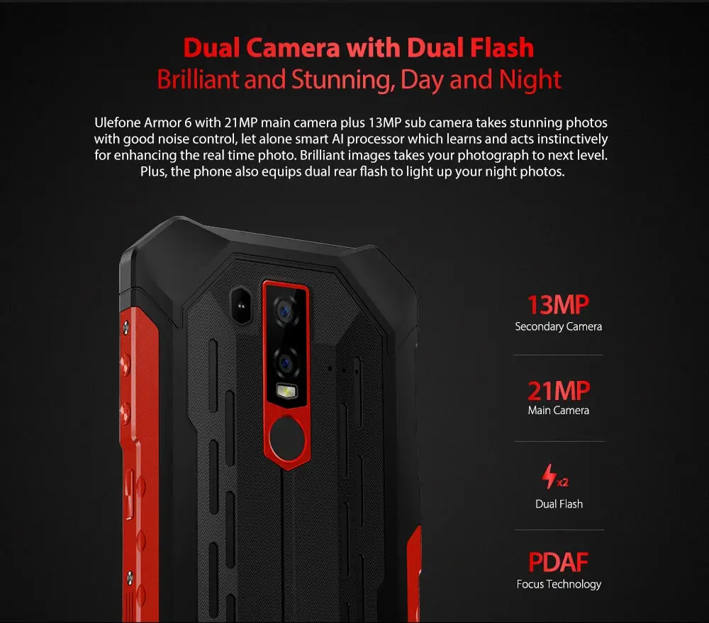 ULEFONE ARMOR 6 Smartphone - European Union Version