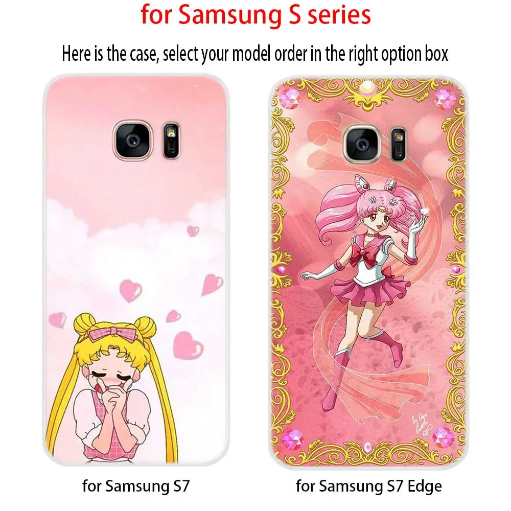 Мягкий силиконовый чехол для Samsung S30 S20 S11 S10 S9 S8 Plus lite 11e 10e Uitra S7Edge милая девушка