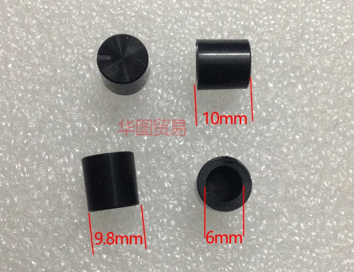 

90pcs Cylindrical Audio Audio Switch Knob Cap / Mixer Mixer Effect Potentiometer Knob Cap / Diameter 9.8*10mm