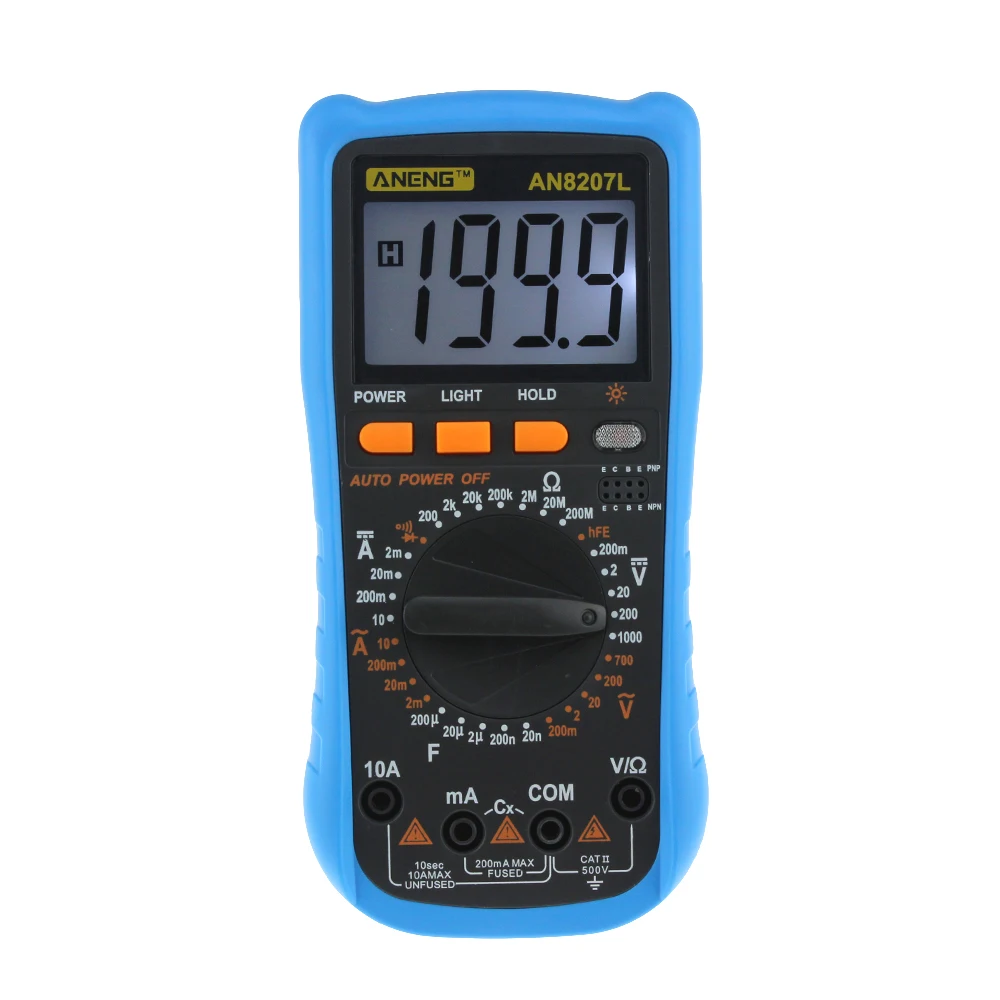 Мультиметр ANENG AN8207L цифровой с ЖК дисплеем 2000 отсчетов|handheld multimeter|digital multimetermulti meter