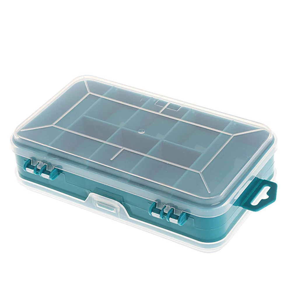 

Portable Tool Box Double-Side Plastic Tool Box Screw Jewelry Component Storage Tool Multifunction Tool Case For Small Components