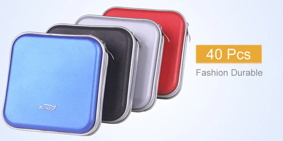 BUBM Durable CD Case 40pcs Discs Portable CD Bag DVD Case Storage Holder DVD Bag Fashion Useful CD Case For Car Bags (7)