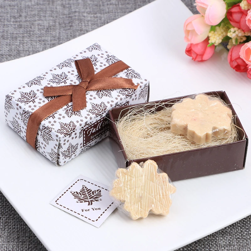 Wholesale Mini Soap Cute Shape Wedding Supplies Gift Small Small Boxed Soap Creative Small Gift Convenience Wedding Gift TSLM1