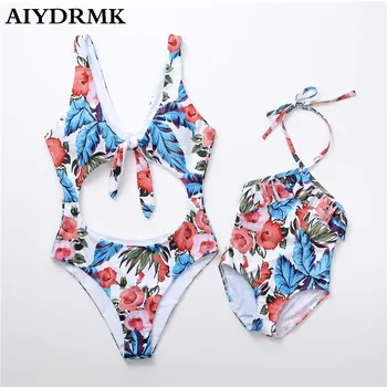 

Mother and Daughter Swimsuit Mommy and Me Clothes Family Look Bikini Swimsuit Mom Daughter Bathing Suit Family Matching Swimwear