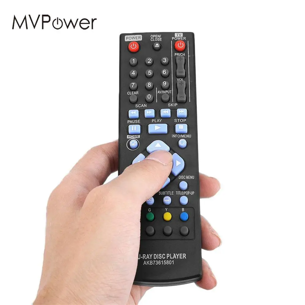 MVpower AKB73615801 сменный пульт дистанционного управления для LG DVD Blu Ray плеера BP320 BP220 BP200