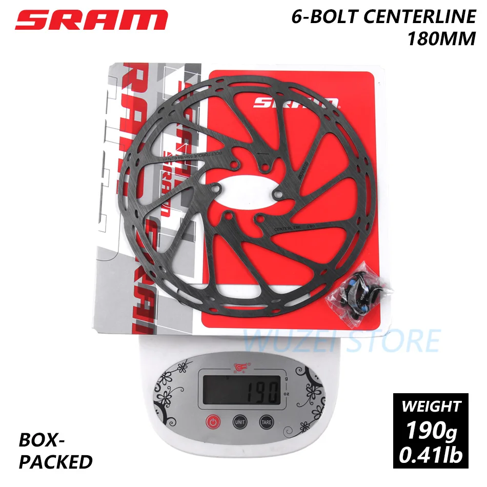 SRAM AVID CenterLine дисковый тормозной ротор G3 160/180/203 мм HS1 6 Болты ротора CNTRLN XR округлые диски Центральный замок диск 1 шт - Цвет: CENTERLINE 180 Boxed