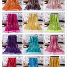 130x50 см DIY 3 мм блестка блестящая золотая, серебряная, блестящая ткань для одежды сценические вечерние свадебные украшения для дома