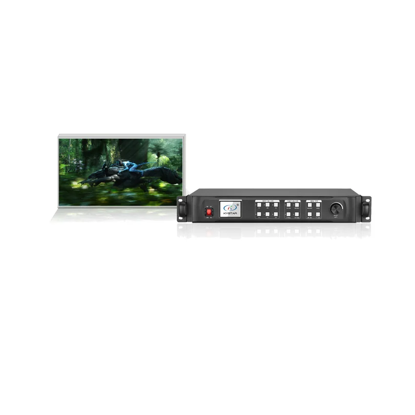 KS600 KYSATR video processor 1920*1200 Support 2 sending cards DVI VGA HDMI Nova Linsn Card LED Display Controller | Электронные
