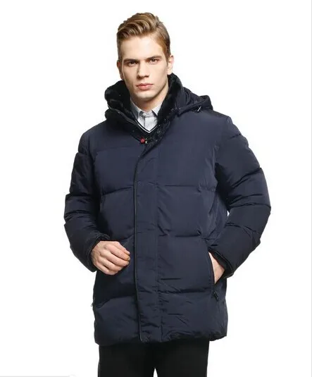 48# 50# 52# 54# 56# Chest=140cm Men Thick Down Jacket Plus Size ...