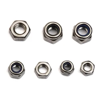 

255Pcs 304 Stainless Steel Hexagon Screw Bult Nuts Washer Kit With Nylon M4/M5/M6 Fastener Washer For Machine/Automobile