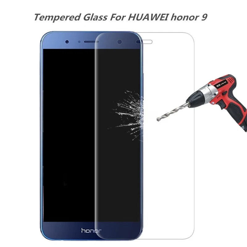 Полный экран покрытие для Huawei Honor 9 ударопрочный закаленное стекло протекторы