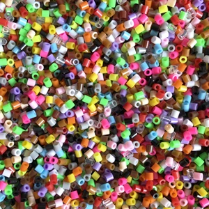 1 кг/мешок 5 мм Perler Хама бусины пазл, игрушки для детей perler образование Diy игрушки 3D головоломка PUPUKOU бусины - Цвет: Mixed