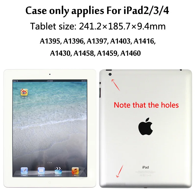 Для iPad2/3/4 роскошный Беспроводной Bluetooth 3,0 клавиатура Резервное копирование встроенный Батарея чехол откидная крышка с подставкой для iPad 2/3/4+ подарок - Цвет: Please confirm