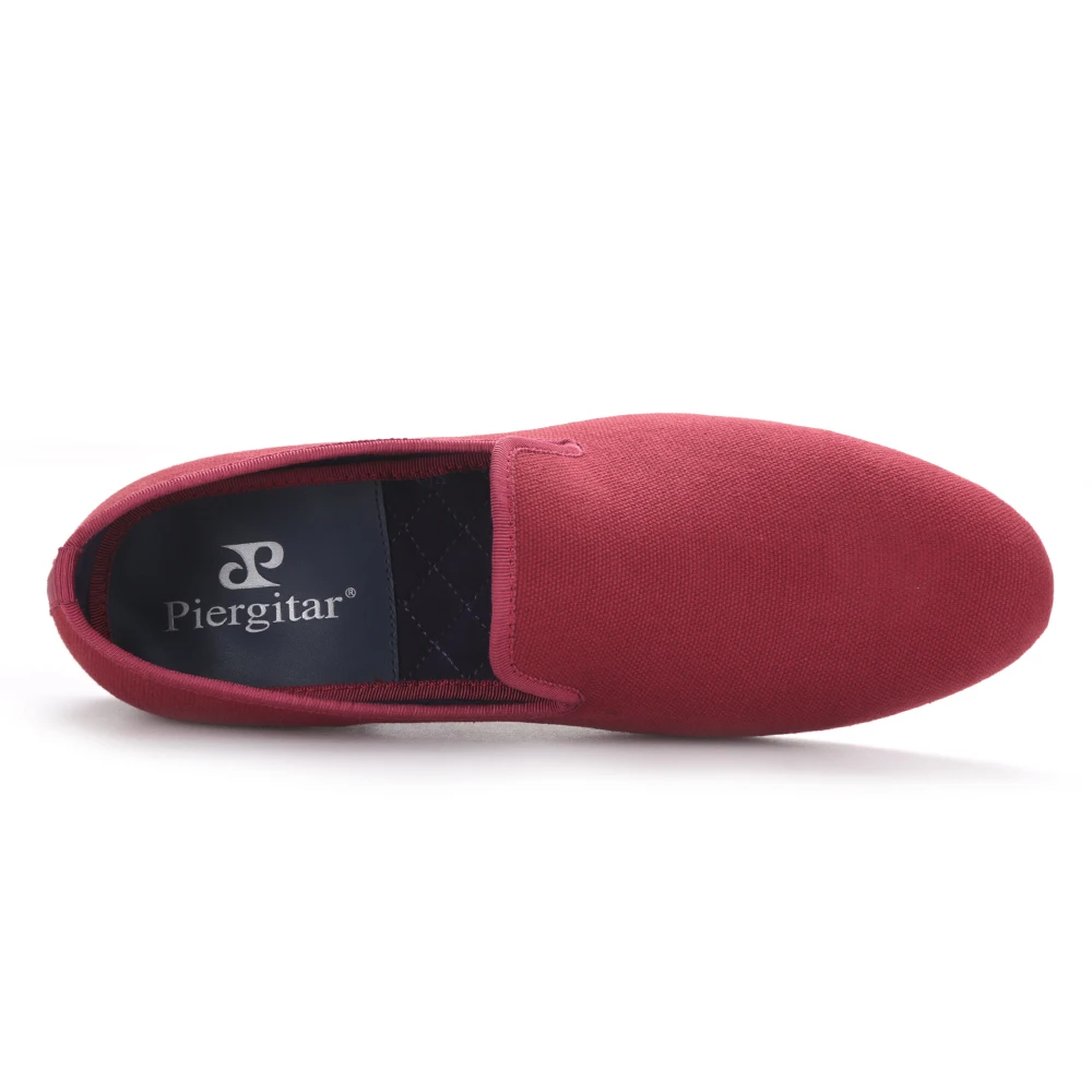 Color Casuales rojo Lona De Fumadores 2017 Estilo Mocasines Hombres Nueva Banquete Azul Masculino Zapatillas Zapatos Azul Rojo Los Llegada Británico Y Fiesta OYFqSf