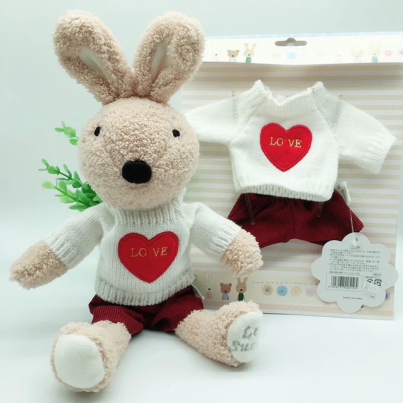 45 см/60 см кукольная одежда для кроликов плюшевые игрушки мягкое свадебное платье для куклы свитер аксессуары для BJD куклы Подарки для девочек