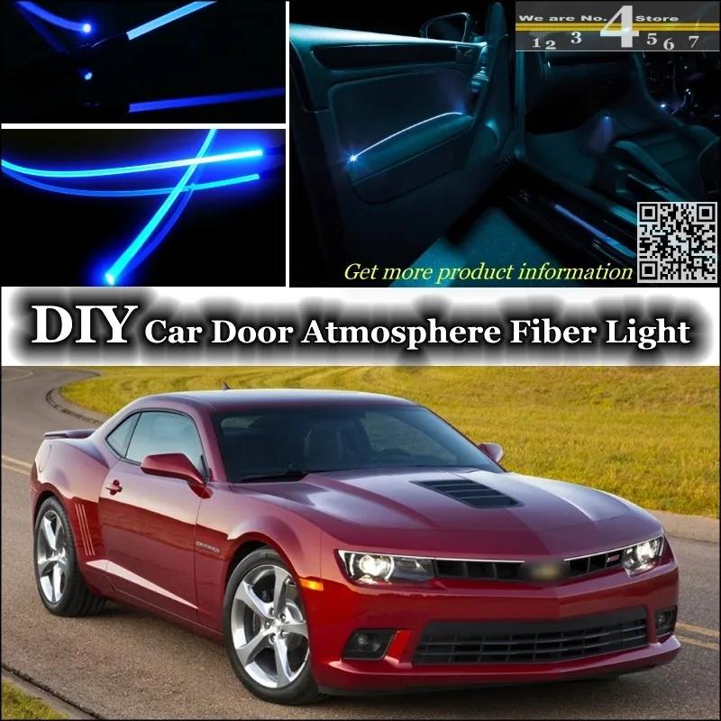 Us 20 09 20 Off For Chevrolet Camaro Interior Ambient Light Tuning Atmosphere Fiber Optic Band Lights Inside Door Panel Illumination For Tuning In