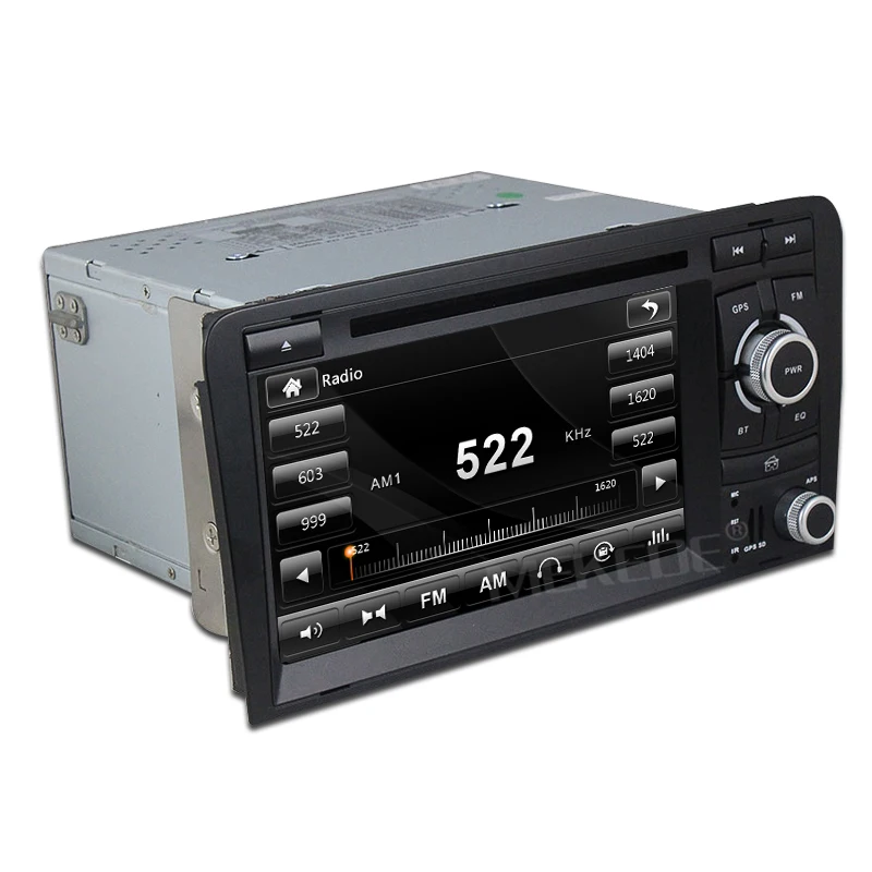 Sale Free shipping 2 DIN Car dvd player radio for AUDI A3 S3 RS3 2002-2012 with Car GPS navigation multimedia camera DVR 1080P MIC A3 15