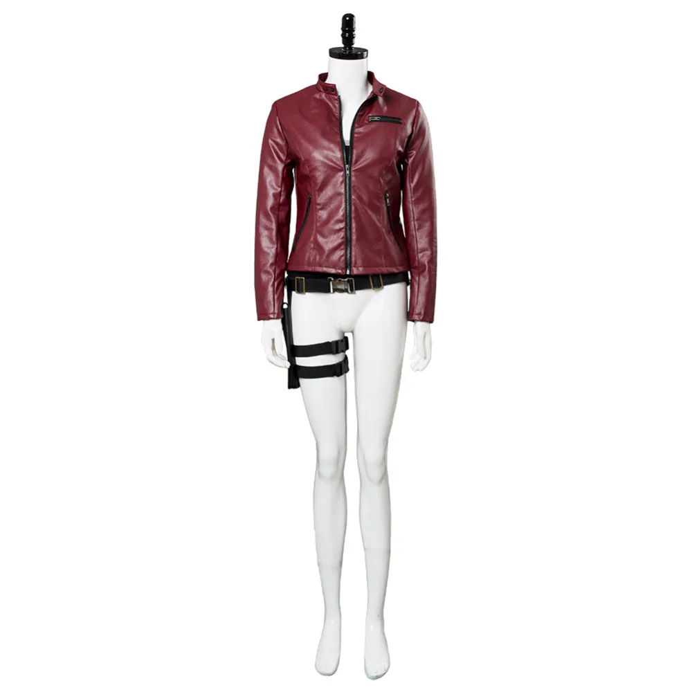 

Game Resident Evil 2 Cosplay Remake Claire Redfield Cosplay Costume Outfit Men Women Suit Halloween Carnival Costume