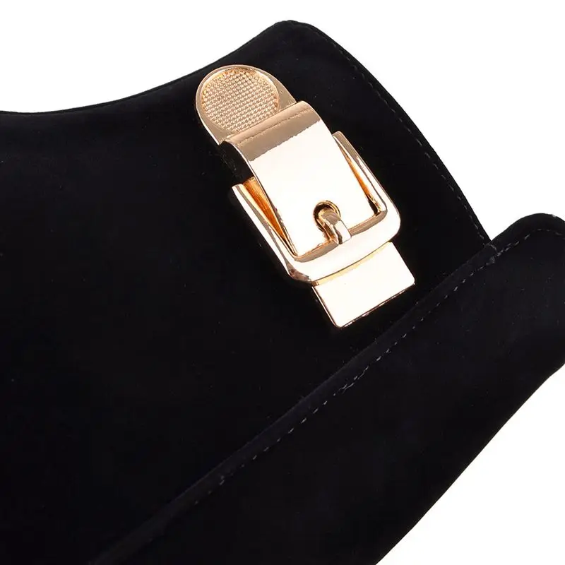 Женские ботильоны из нубука с круглым носком на квадратном каблуке|ankle boots for