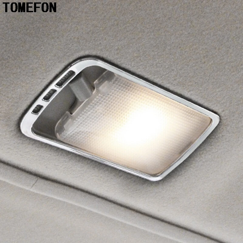 

TOMEFON Front Rear Reading Light Lamp Cover Trim Car Styling For Nissan Sylphy Pulsar Sentra 2012 2013 2014 2015 2016