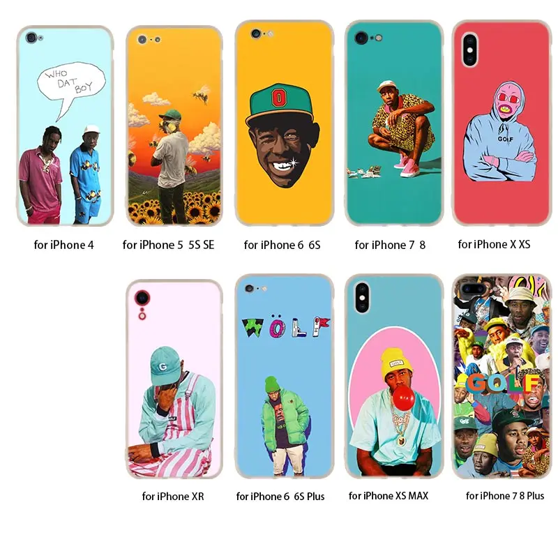 Мягкий чехол для телефона из ТПУ iPhone 12 Mini 11 Pro XS Max XR X 8 7 6 Plus 5S SE S Чехол tyler the creator RAP