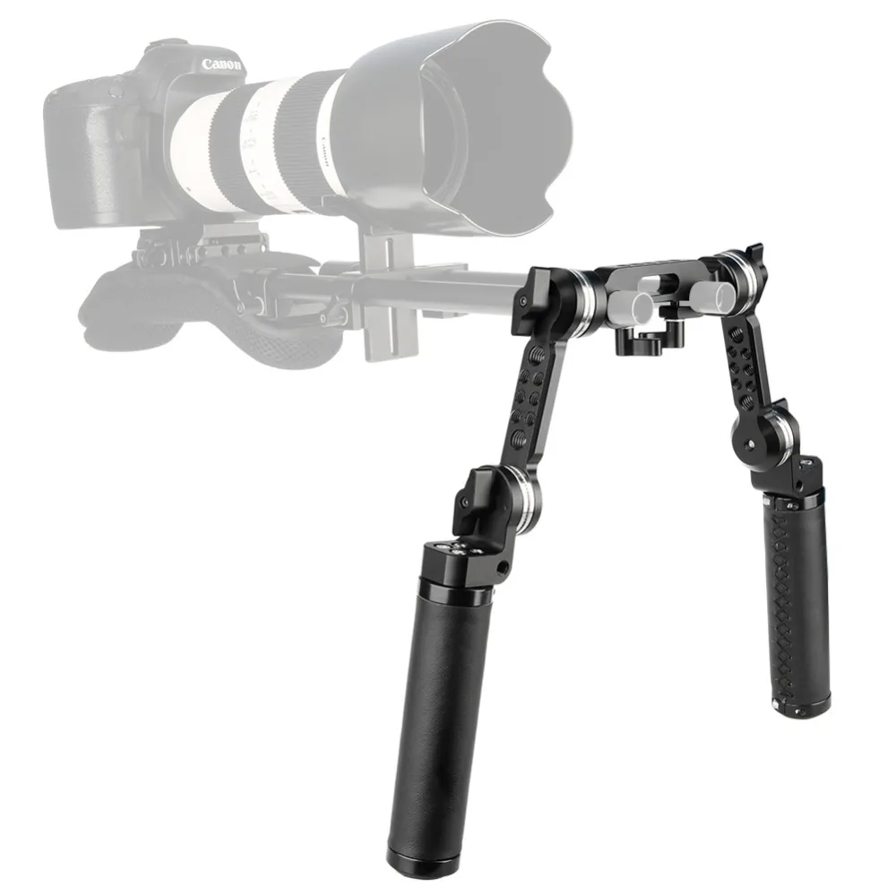 NICEYRIG Наплечная установка 15 мм стержень удлинить ARRI Rossette рукоятка плечо Поддержка DSLR камера видео съемки стабилизатор фотографии