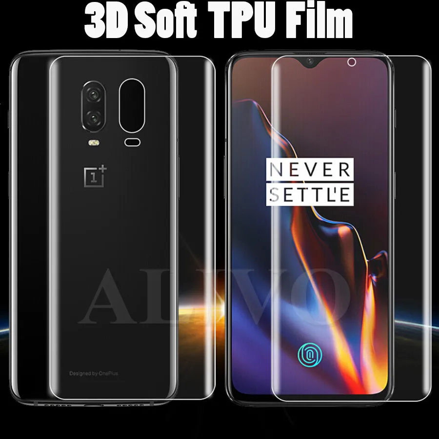 Передняя+ задняя 21D Защитная пленка для экрана премиум класса для Oneplus 7 7T Pro 6T 1+ 6T Прозрачная мягкая Гидрогелевая пленка из ТПУ Oneplus 5T 5 3T